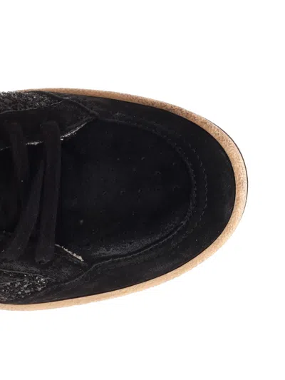 Golden Goose Deluxe Brand Women Ball Star Low-top Suede Sneakers With Used Effect In Multi