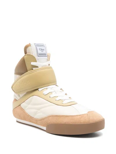 Chloé Kick Low Leather Lace-up Sneakers