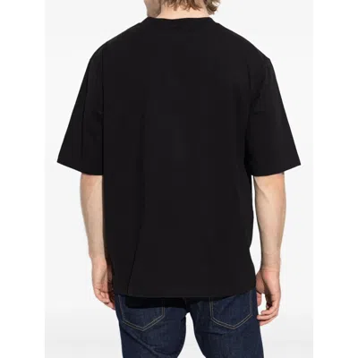 Dsquared2 Short-sleeve T-shirt With Puffy Logo In Blue