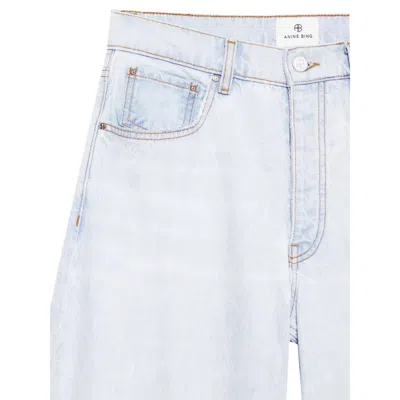 Anine Bing Denim Wide-leg Jeans In Blue