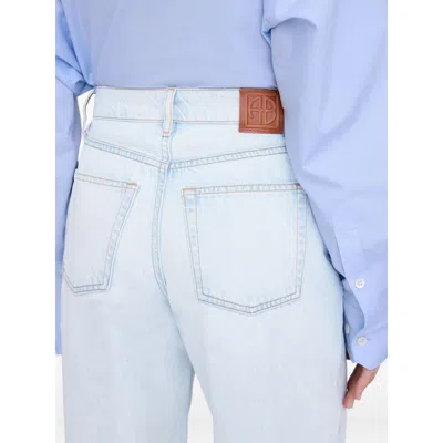 Anine Bing Denim Wide-leg Jeans In Blue