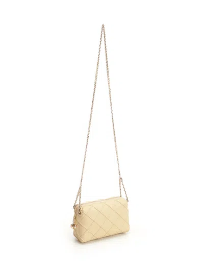 Tory Burch Fleming Small Crossbody Bag Crossbody Bags Beige