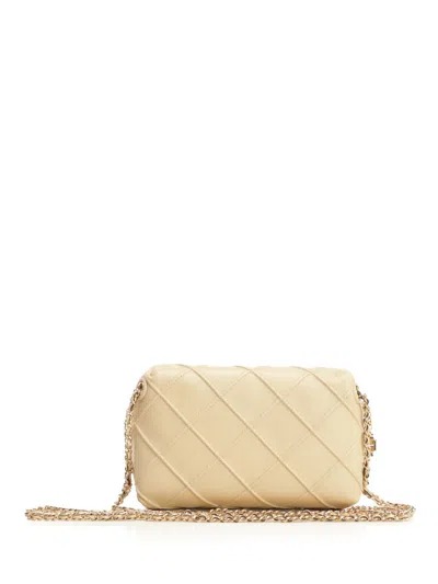 Tory Burch Fleming Small Crossbody Bag Crossbody Bags Beige