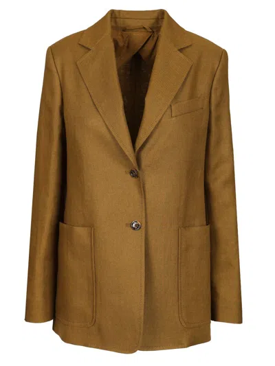 Max Mara Single-breasted Linen Blazer