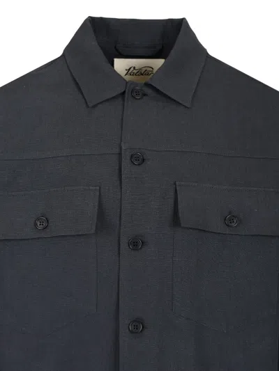 Valstar Brixton Tracker Jacket Linen Blu