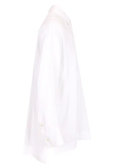 's Max Mara Linen Polo Shirt Shirts White