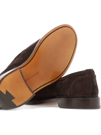 Tricker's Loafers With Tassel Detail And Stacked Heel In Brown