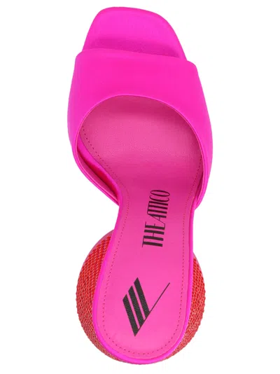 Attico Luz 105mm Rhinestone-embellished Leather Sandals