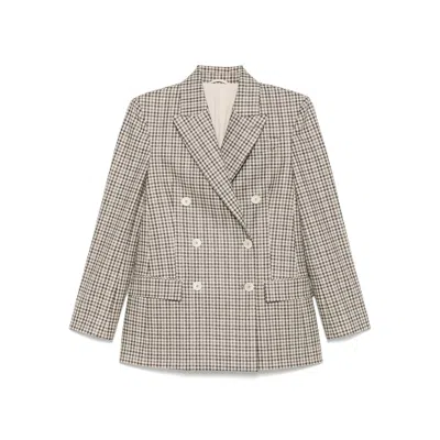 Brunello Cucinelli Women Blazer Check Monile
