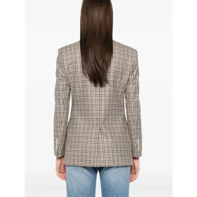 Brunello Cucinelli Women Blazer Check Monile
