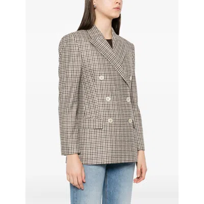 Brunello Cucinelli Women Blazer Check Monile