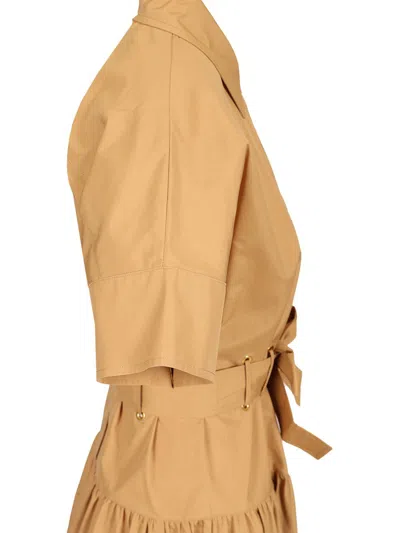 Max Mara Poplin Shirt Dress Dresses Brown