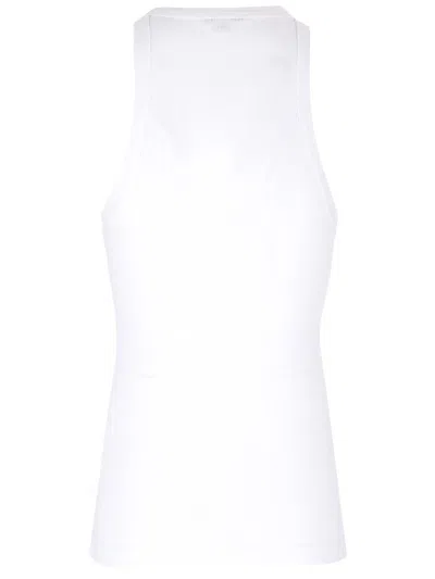JAMES PERSE RIBBED TANK TOP TOPS WHITE 
