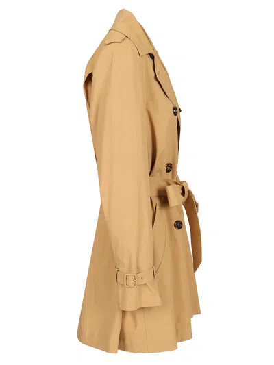Max Mara Landa Cotton Poplin Short Trench Coat