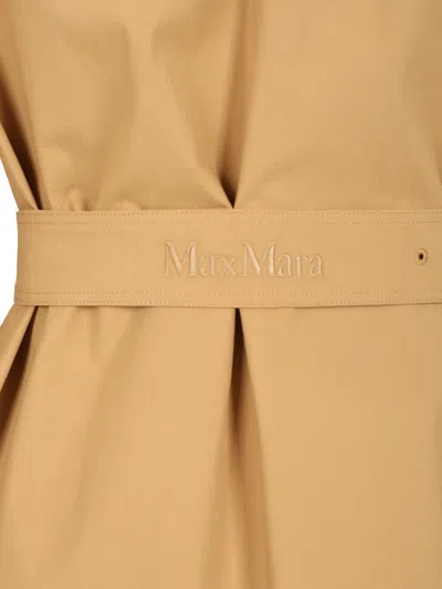 Max Mara Landa Cotton Poplin Short Trench Coat
