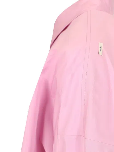 S Max Mara Straight Poplin Shirt Shirts Rose