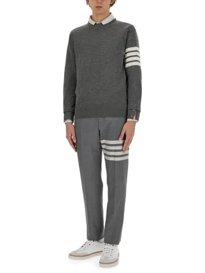 Thom Browne Milano Stitch Cotton Crewneck Sweater