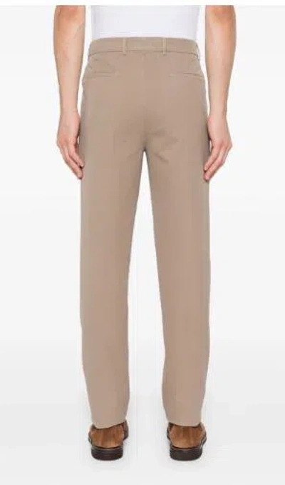Brunello Cucinelli Chino Trousers In Cotton Twill Weave
