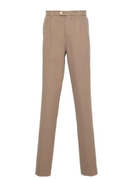 Brunello Cucinelli Chino Trousers In Cotton Twill Weave