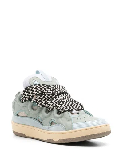 Lanvin Curb Sneakers In Blue