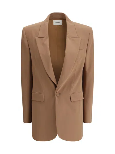 Saint Laurent Tailored Single-breasted Blazer Back Slit