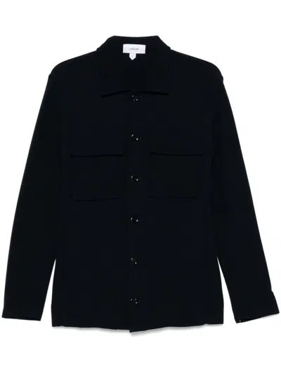 Lardini Collared Cotton Jacket With Multiple Pockets