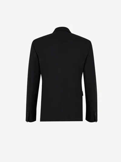 Dsquared2 Straight Wool Suit In Black