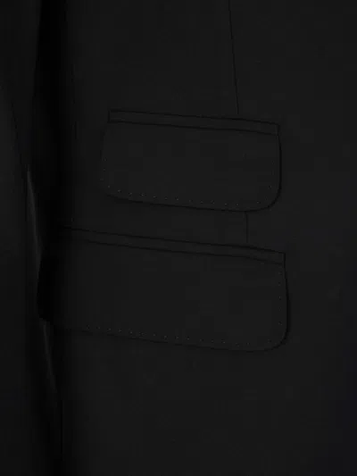 Dsquared2 Straight Wool Suit In Black