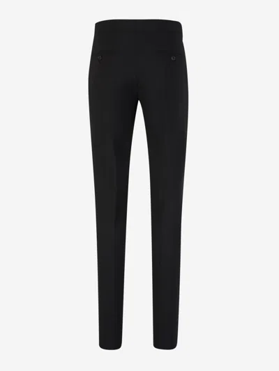 Dsquared2 Straight Wool Suit In Black
