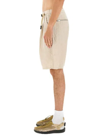 Undercover Relaxed Fit Linen Shorts With Practical Pockets