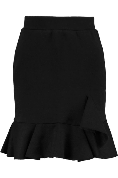 Goen J Ruffled Jersey Mini Skirt