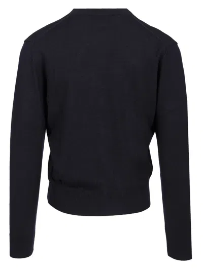 Ami Alexandre Mattiussi Ami Classic V-neck Cardigan With Button-down Front