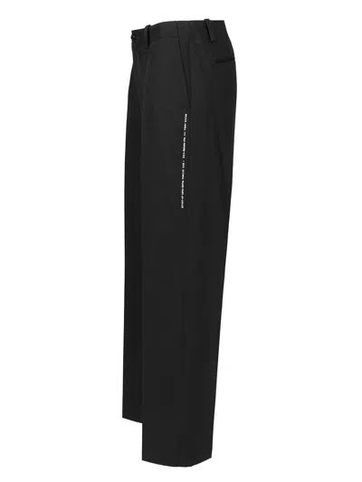 Moncler Genius Regular Fit Trousers In Black