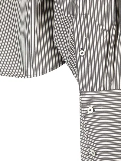Ami Alexandre Mattiussi Ami Paris Striped Long-sleeved Shirt