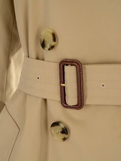 Burberry Beige Cotton Heritage Waterloo Trench Coat