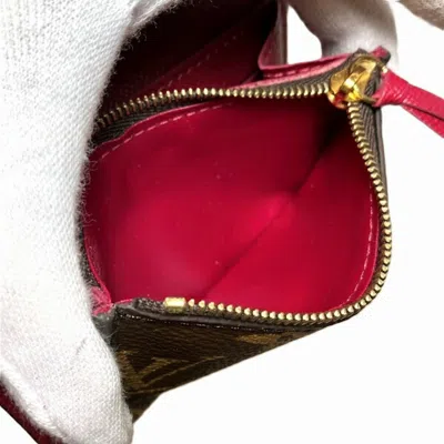 Pre-owned Louis Vuitton Fuchsia Monogram Wallet (bi-fold) ()