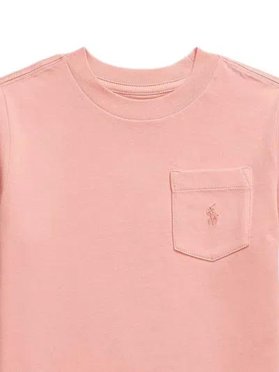 Polo Ralph Lauren Faded Peony/c3357 Brand-embroidery Crewneck Cotton-jersey T-shirt 6-12 Years