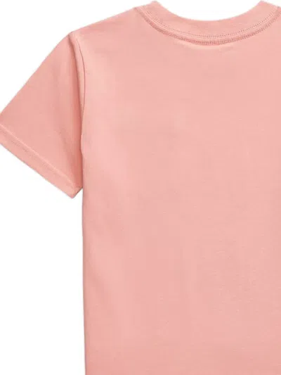 Polo Ralph Lauren Faded Peony/c3357 Brand-embroidery Crewneck Cotton-jersey T-shirt 6-12 Years