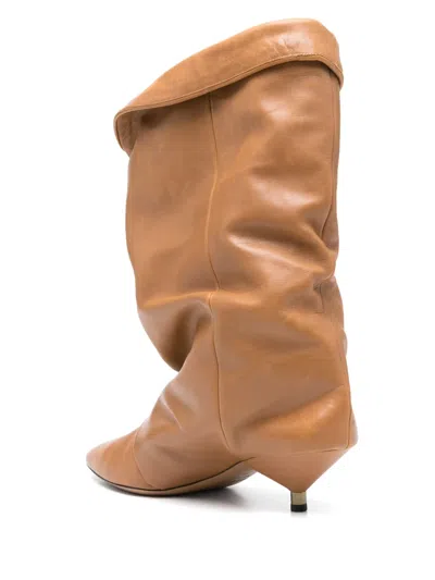 Isabel Marant 45mm Edrik Boots In Brown