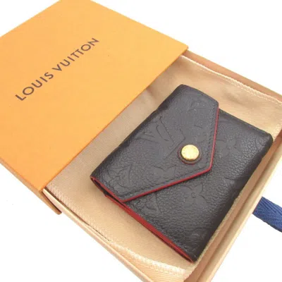 Pre-owned Louis Vuitton Navy Monogram Empreinte Coin Purse/coin Case ()