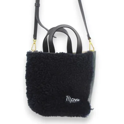Pre-owned Marni Navy Leather Handbag () In Multi