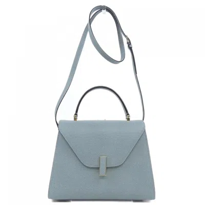 Pre-owned Valextra Leather Handbag () In Blue