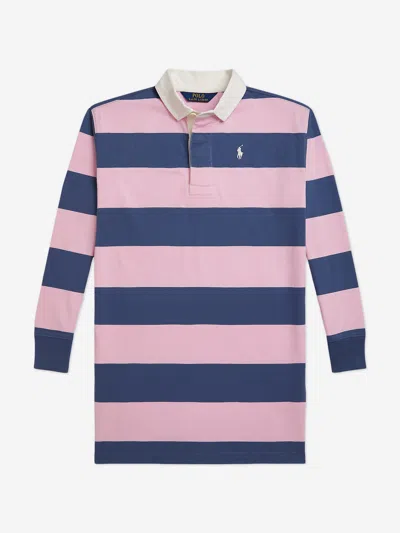 Ralph Lauren Girls Oversized Rugby Dress