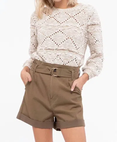 Blu Pepper Brooklyn Sweater In Cream