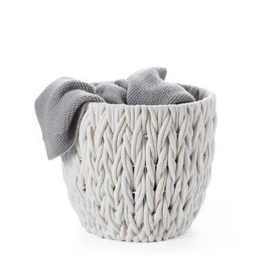 Baum Home Outfitters S/2 V-weave Round Baskets