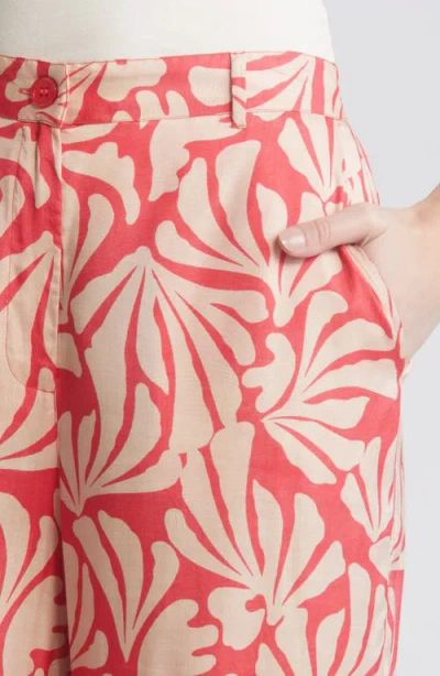 Masai Copenhagen Perinua Floral Print Wide Leg Trousers