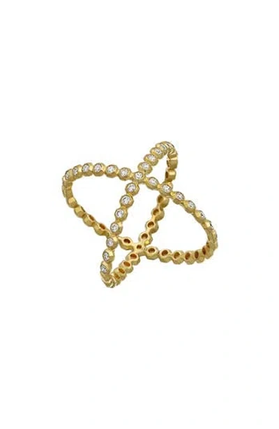 Bony Levy Monaco Diamond Crossover Ring