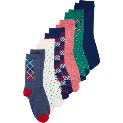 Nordstrom Kids' Assorted 6-pack Dress Socks