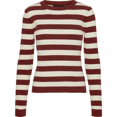 Vero Moda Chili Stripe Crewneck Sweater