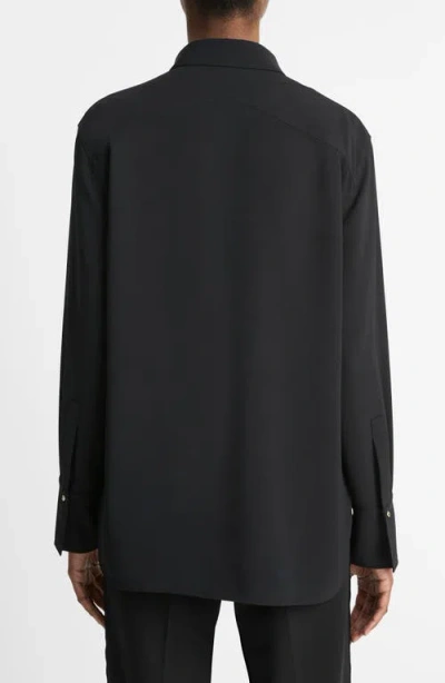 Vince Stud Collar Detail Button-down Shirt